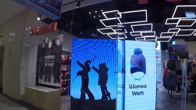 Видеоэкран для сети магазинов Reima, ЦДМ, г. Москва