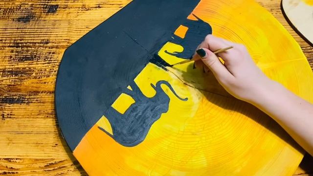 Креатив, творчество,DIY (саванна на спиле дерева) смотреть онлайн