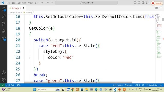 Events in React JS “Mouse Events” & “Key Board Events” #reactjstutorial
