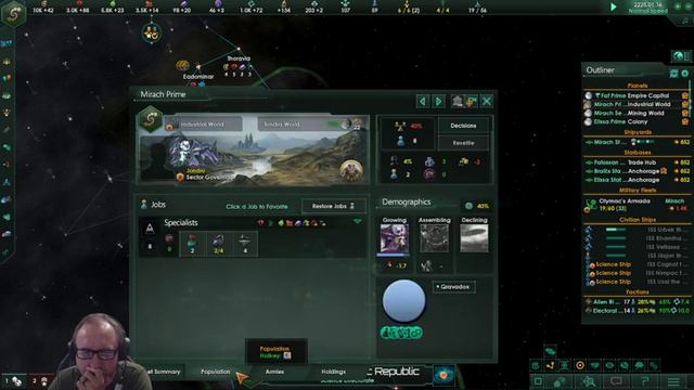 Stellaris anime leader mod ironman gameplay смотреть онлайн