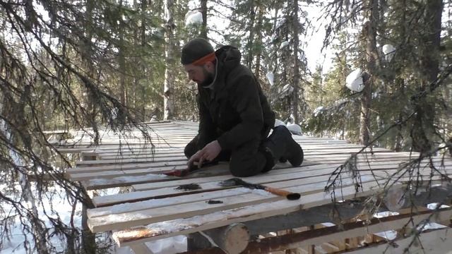 Постройка балагана переночуйки. За шесть выходных. смотреть онлайн