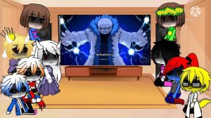 Undertale reacts to the villain sans squad neo opening