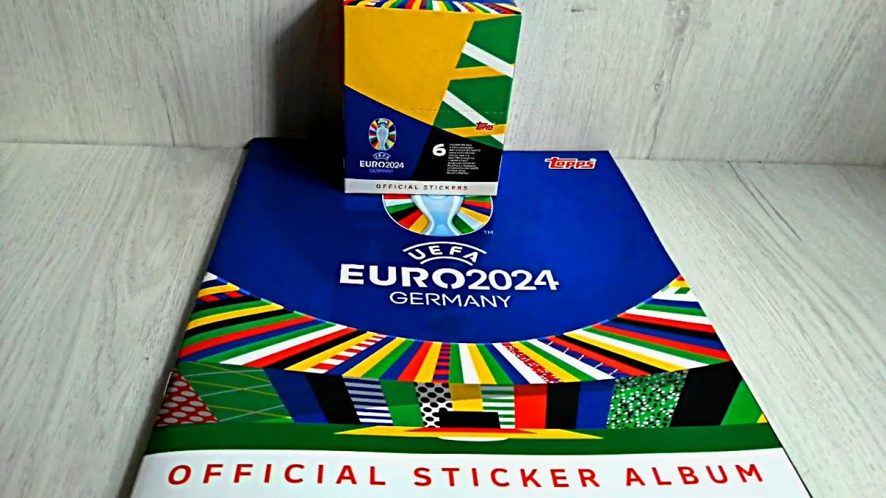 Topps Euro 2024 - открываем 1-й блок на 50 пакетов смотреть онлайн