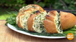 Фаршированный батон на мангале. Доброе утро. Фрагмент выпуска от 20.08.2021