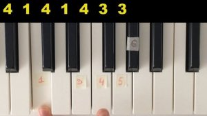 Как играть КУЗНЕЧКА? на пианино ?(в траве сидел кузнечик)