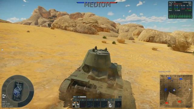 War Thunder (Macbook Air M1 8-256gb) смотреть онлайн