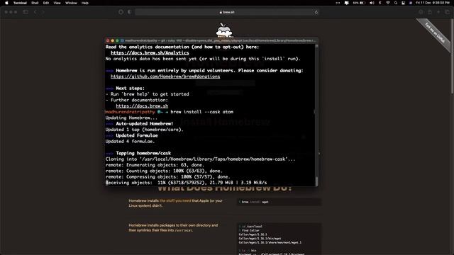 Installing Atom to run C & CPP Programs on macOS Big Sur