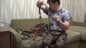Подвесы для духовых манков и переноски для битой дичи из паракорда