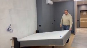 Встроенная кровать Olissis, монтаж в нишу в стене