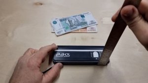 Обзор Портативного детектора банкнот PRO 4 LED