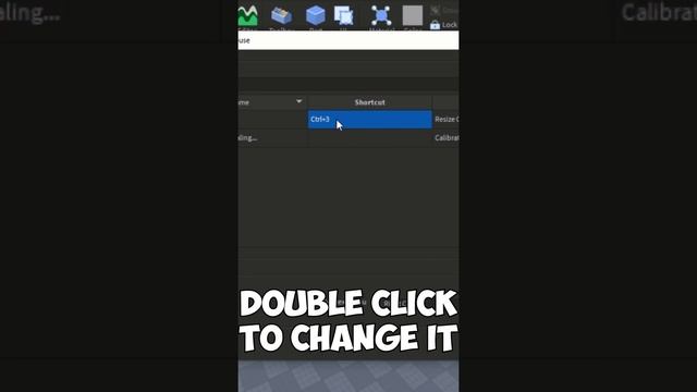 HOW to CHANGE SHORTCUTS in Roblox Studio!!! #Shorts