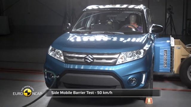 Euro NCAP - Crash Test of Suzuki Vitara 2015 - 5 star safety rating смотреть онлайн