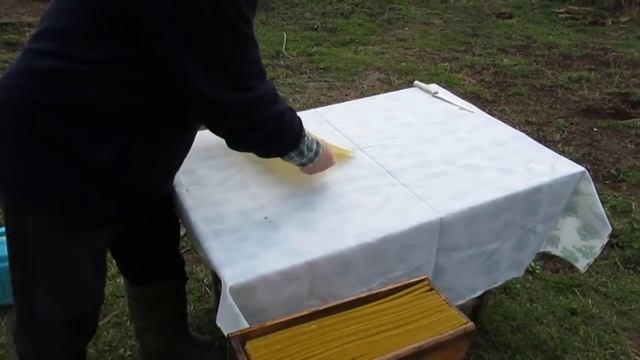 Вощина грязная. Как помыть вощину.