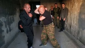 В Н Крючков  САО Стрела  Вход локтем от бокового со встречной атакой