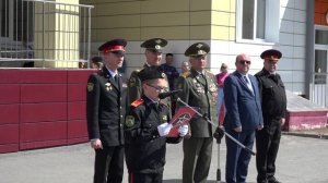 Торжественная церемония вступления кадет в ряды ВВПОД "Юнармия"