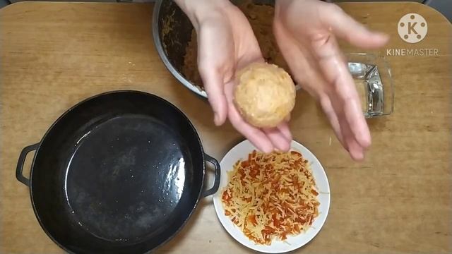 Мясные тефтели в томатно - овощном соусе. Очень вкусно !!!