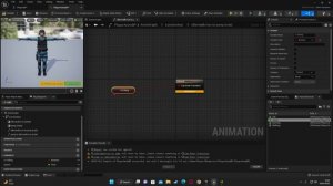 How to make a simple third person animation blueprint in Unreal Engine 5