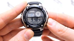 Часы Casio Illuminator AE-2100W-1A - Инструкция, как настроить от PresidentWatches.Ru