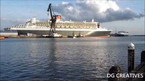 NEW! Queen Mary 2 leaves Southampton Docks