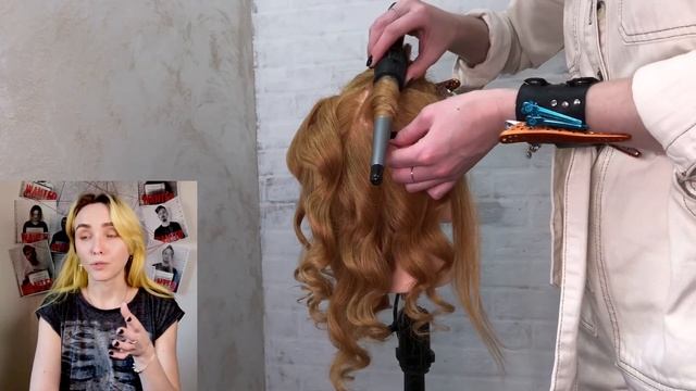 УРОК 25 : Плавные волны при помощи конусной плойки смотреть онлайн