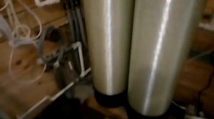 Монтаж обезжелезивателя воды с аэрационной колонной. Очистка воды от железа
