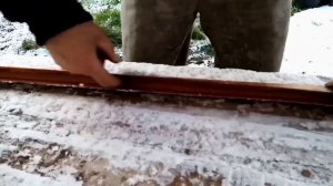 Обшиваю баню металлическим сайдингом своими руками.