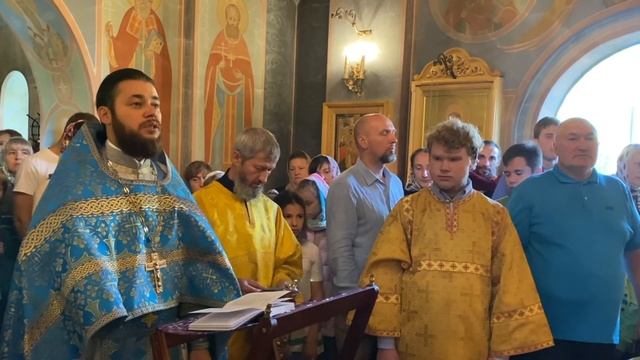 Молебен на начало нового учебного года. смотреть онлайн