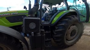 Добрался до New Holland T8040. У Zoomlion оторвался бак!