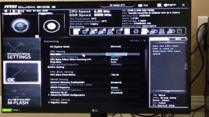 Overclocking with MSI bios (Click Bios 5) i5 9600k