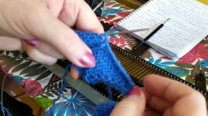 ЭНТРЕЛАК НА ВЯЗАЛЬНОЙ МАШИНЕ. МАСТЕР-КЛАСС.