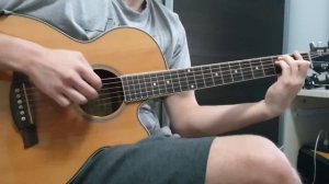 Группа Ноль - Человек и Кошка (Фингерстайл кавер на гитаре + табы)