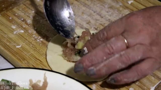 МЯСО-КАРТОФЕЛЬНЫЕ МАНТЫ ПО-ТАТАРСКИ | #Juli_FoodLunch смотреть онлайн