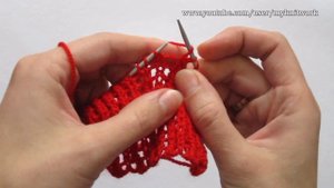 Вяжем спицами узор "Филейная сетка"