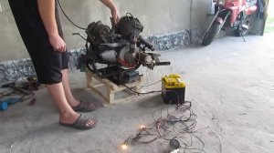 Двигатель из мотоколяски СЗД