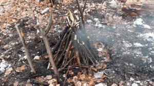 КАК РАЗВЕСТИ КОСТЁР в мокром и холодном лесу