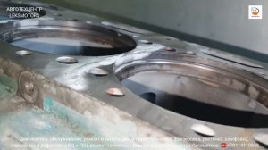 Ремонт блока цилиндров двигателя Deutz #гильзовка #фрезеровка #газодинамическоенапыление #димет #ст
