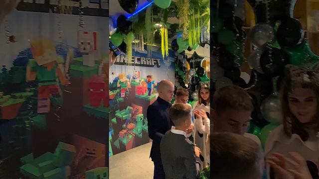 Вечеринка в стиле "Minecraft" (Майнкрафт) от Короли Веселья - Организация VIP праздников! СПб-Москва