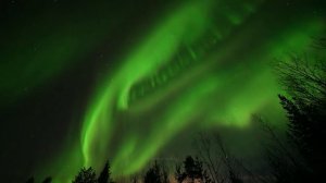 Мощное северное сияние в Мурманске, 9 февраля 2023 4к