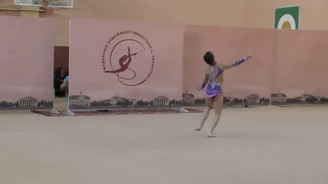 Оліфіренко Катерина (скакалка) 03.10.2015 Художественная гимнастика. Чемпионат Черниговской области смотреть онлайн