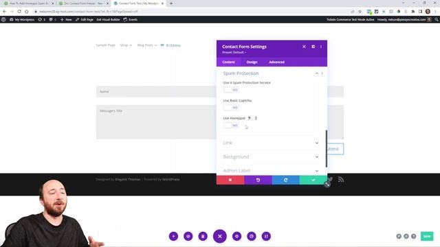 How To Add A Honeypot Field For Spam Bot Protection To The Divi Contact Form Module смотреть онлайн