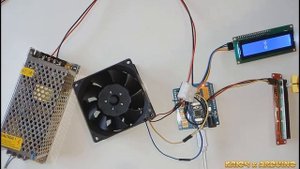 Серверный Кулер управление по ШИМ + Подсчёт оборотов в программе FlprogСерверный Кулер управление по