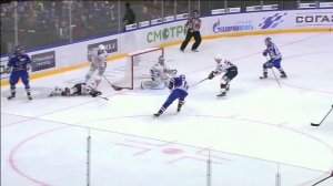 Кови финтин, Касутин спасает шлемом / Great play by Kovalchuk, better save by Kasutin on Tikhonov