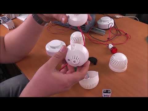 Датчики дыма (пожарные извещатели). Эксперимент с подключением к промышленному контроллеру. смотреть онлайн