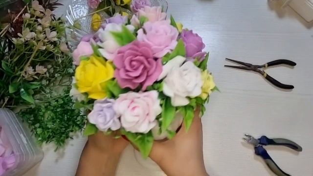 Эффектный букет из роз от формадела GLORIform! Мыловарение!