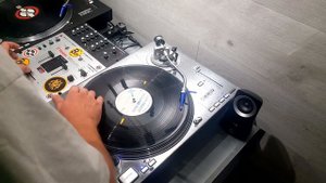 Сергей Сопко. Первый скретч на виниле. Sergey Sopko  The first scratch on vinyl.