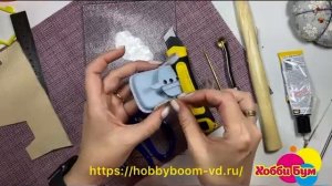 мК сумка для куклы из натуральной кожи на колодке