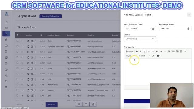 CRM Software Demo for Educational Institutes- Built for Training, Coaching & Educational Institutes смотреть онлайн