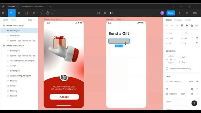 Gift App UI Design |Christmas UI Design | X'mas UI design | X'Mas App Design смотреть онлайн