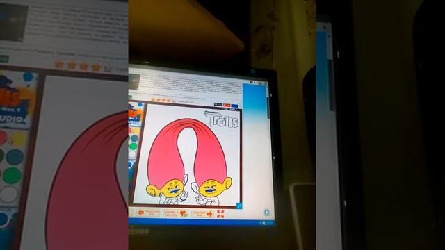 Раскраска Тролли и Леди Баг (Тима Ты Чипс) смотреть онлайн