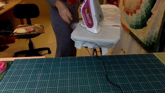 Лоскутный эфир 129. Как состыковать блоки "Шишка"? Секрет точной стыковки. смотреть онлайн